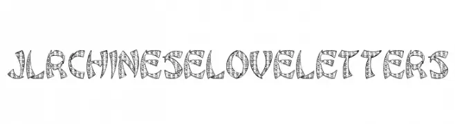 JLR Chinese Love Letters  Frei Schriftart Herunterladen