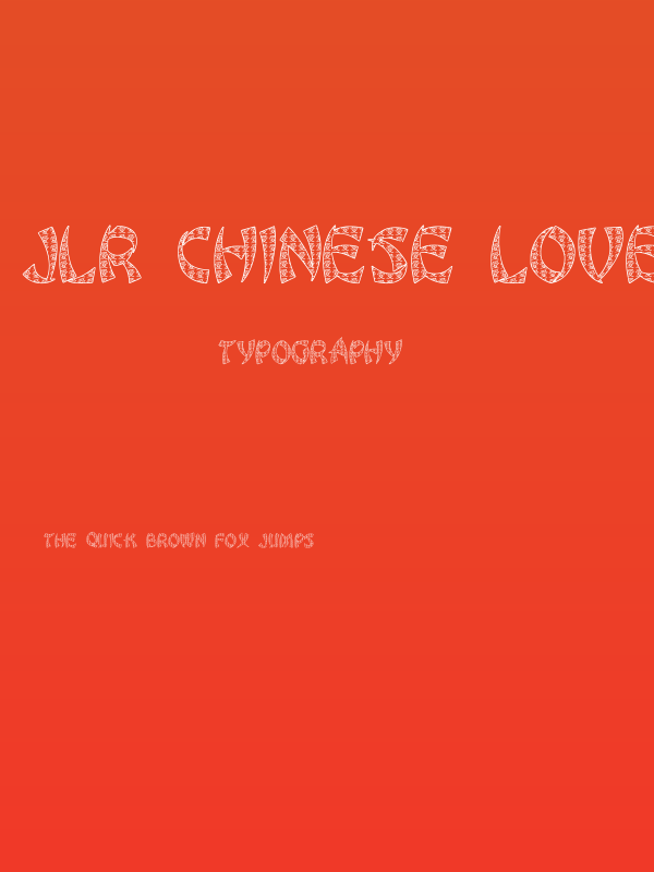 JLR Chinese Love Letters Poster