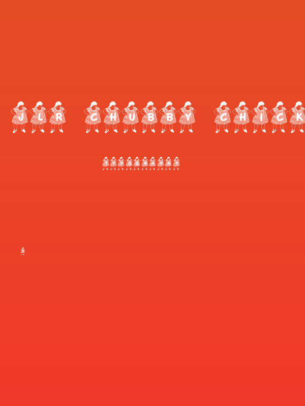 JLR Chubby Chick Poster