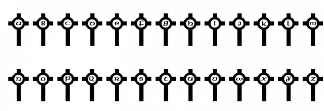 JLR Clonmacnoise फ़ॉन्ट लोअरकेस