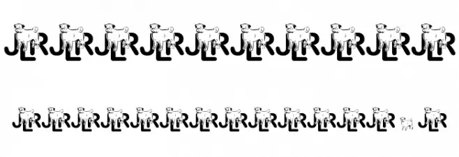 JLR Doggon! Font OTHER CHARS