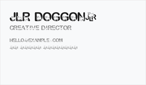 JLR Doggon! Business Card
