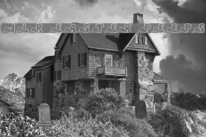 JLR Easter Peeps Font examples