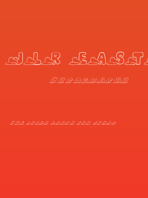 JLR Easter Peeps Poster