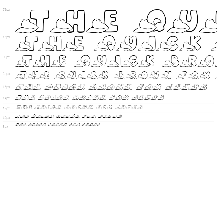 JLR Easter Peeps Waterfall