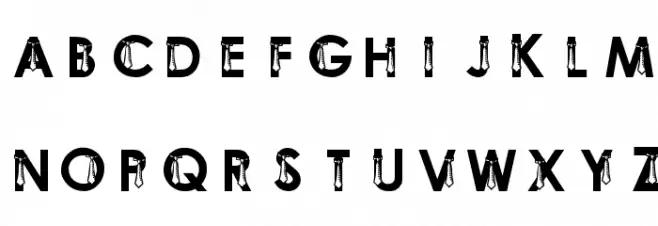 JLR Father's Day Schriftart Groß