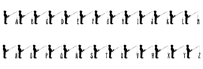 JLR Fishin' Hole Font LOWERCASE