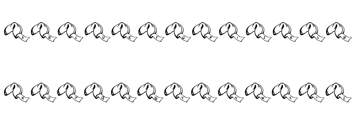 JLR Fortune Cookies Font LOWERCASE