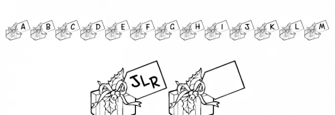 JLR Gift Tags Fuentes OTROS CHARS