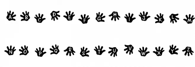 JLR Gimme Five! 字体 大写