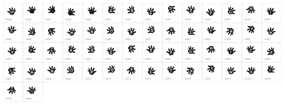 JLR Gimme Five! Character Map