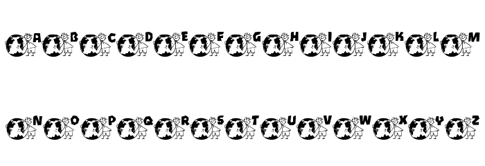 JLR Global Warming LSF Font LOWERCASE