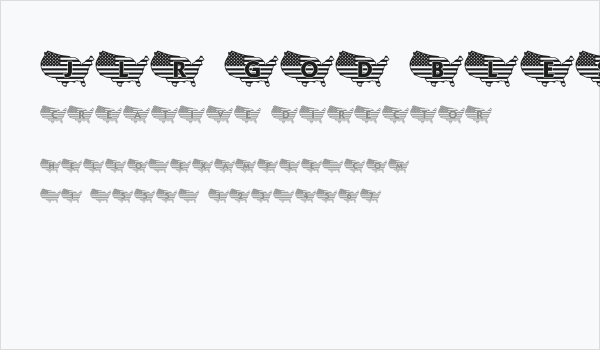 JLR God Bless the USA LSF Business Card