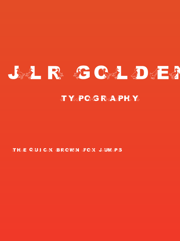 JLR Golden Goose Poster