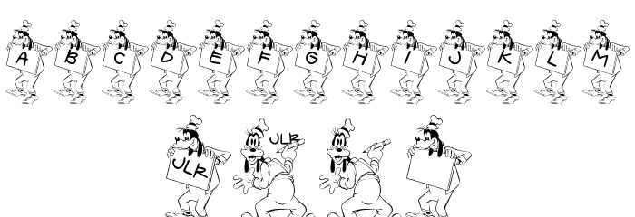 JLR Goofy Writing Font OTHER CHARS
