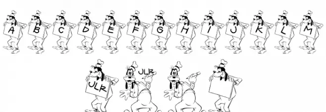 JLR Goofy Writing