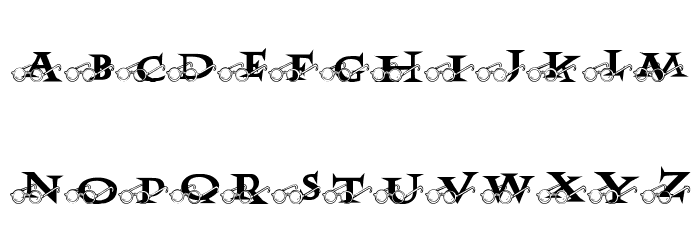 JLR Harry's Glasses Font LOWERCASE