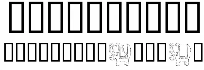 JLR Jumbo Font OTHER CHARS