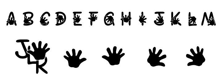 JLR Katie's Hand Font OTHER CHARS