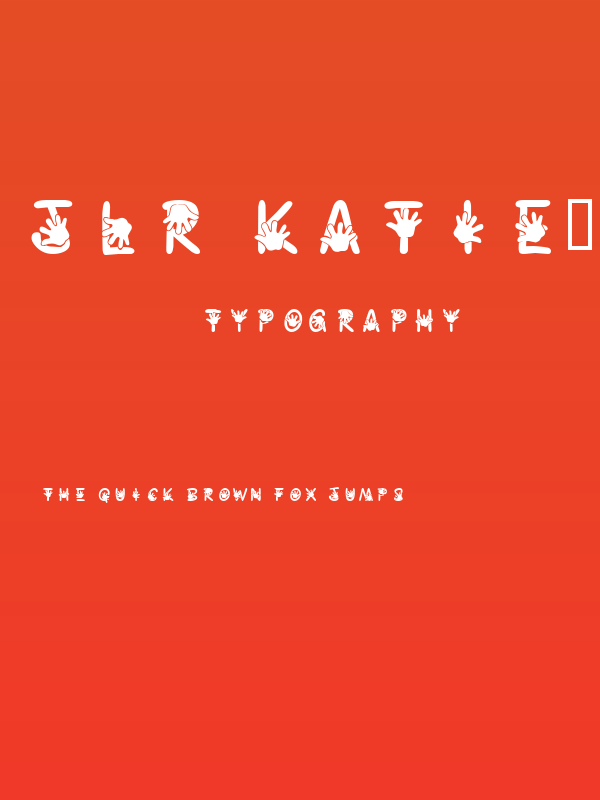 JLR Katie's Hand Poster