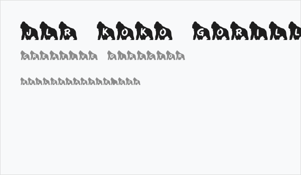 JLR Koko Gorilla Good Business Card