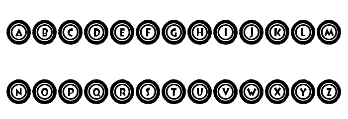 JLR Li'l Bit Tires Font LOWERCASE