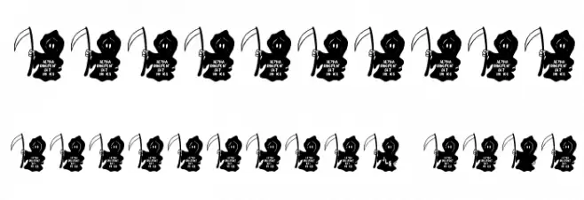 JLR Li'l Reaper फ़ॉन्ट अन्य घर का काम