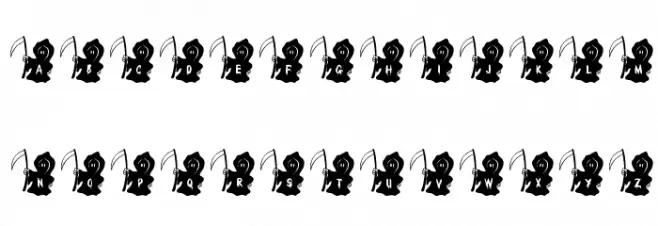 JLR Li'l Reaper Шрифта ВЕРХНИЙ