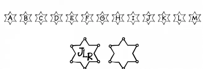 JLR Li'l Sheriff Font OTHER CHARS