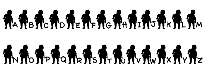 JLR Lookee Here! Font LOWERCASE