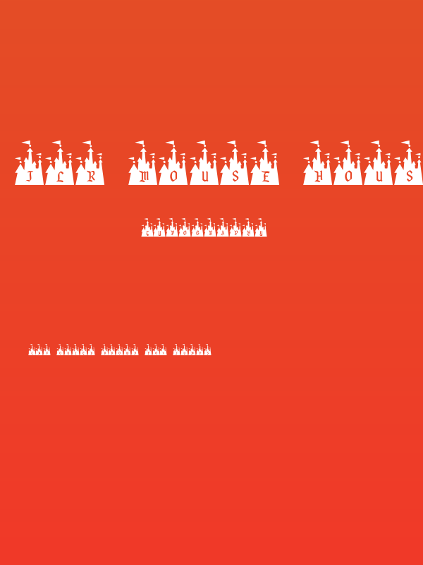 JLR Mouse House Poster