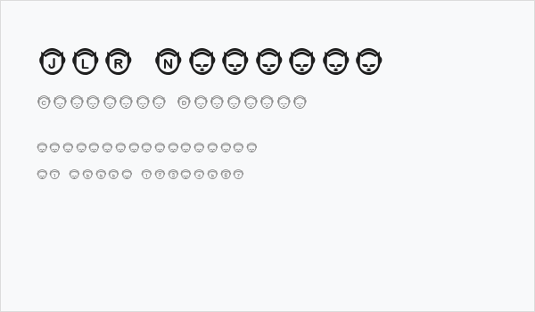 JLR Napfont Business Card