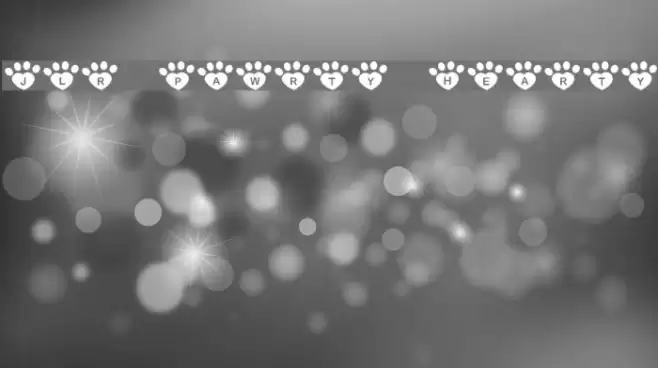 JLR Pawrty Hearty फ़ॉन्ट examples