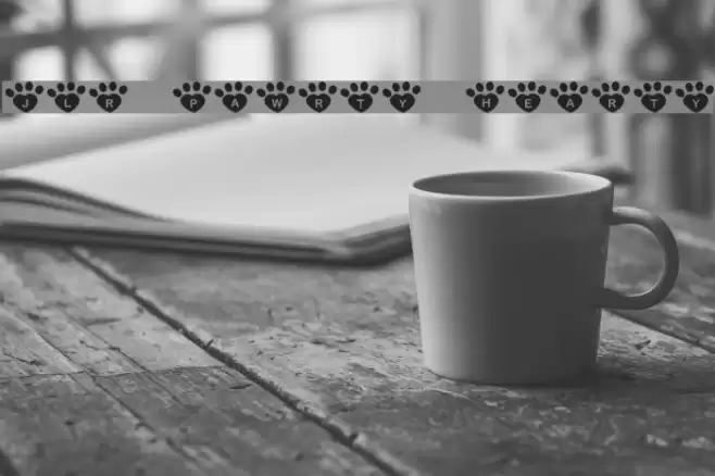 JLR Pawrty Hearty फ़ॉन्ट examples