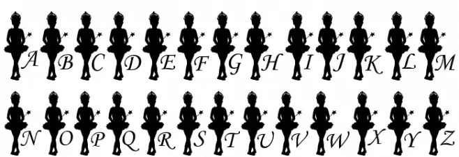 JLR Princessa Schriftart Groß