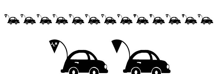 JLR Punch Buggy Font OTHER CHARS