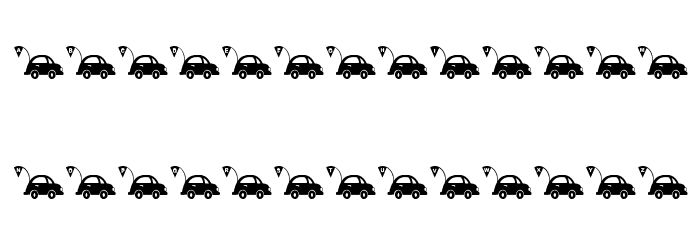 JLR Punch Buggy Font LOWERCASE