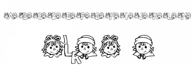 JLR Rags 2 Font OTHER CHARS