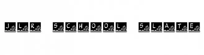 JLR School Slate  Frei Schriftart Herunterladen