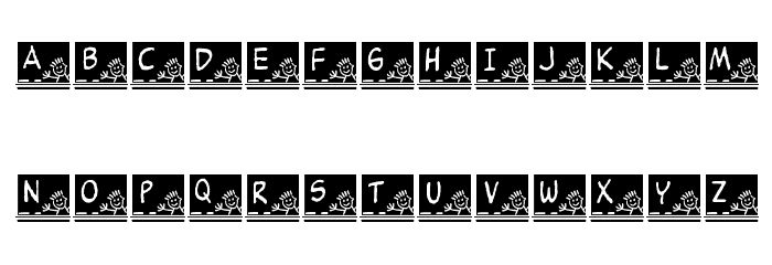 JLR School Slate Font LOWERCASE