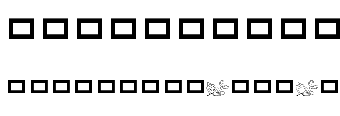JLR Skool Dayz Font OTHER CHARS