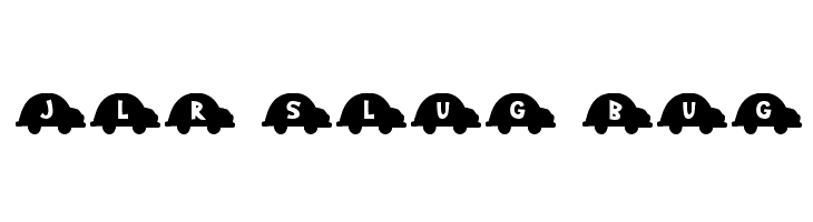 JLR Slug Bug Font