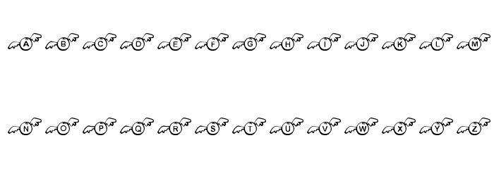 JLR Snitch Font LOWERCASE