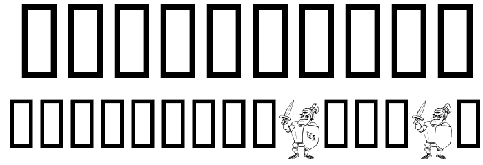 JLR Spartan Pride Font OTHER CHARS