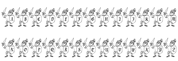 JLR Spartan Pride Font LOWERCASE
