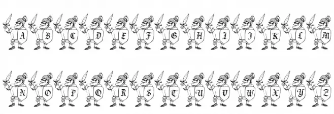 JLR Spartan Pride フォント 小文字