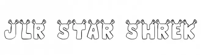 JLR Star Shrek  font caratteri gratis