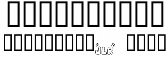 JLR Star Shrek Font OTHER CHARS