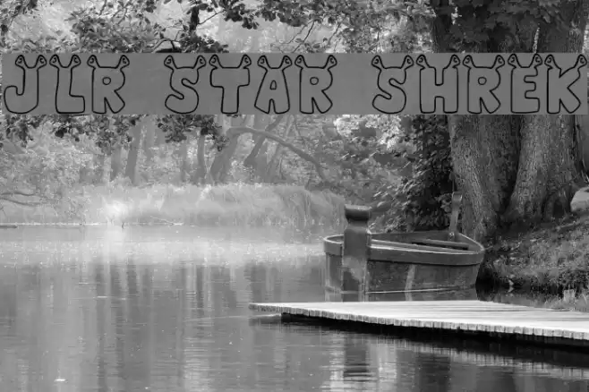 JLR Star Shrek Font examples