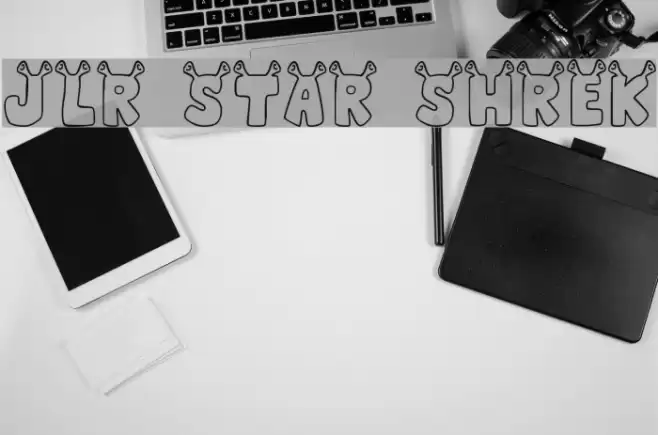 JLR Star Shrek Font examples